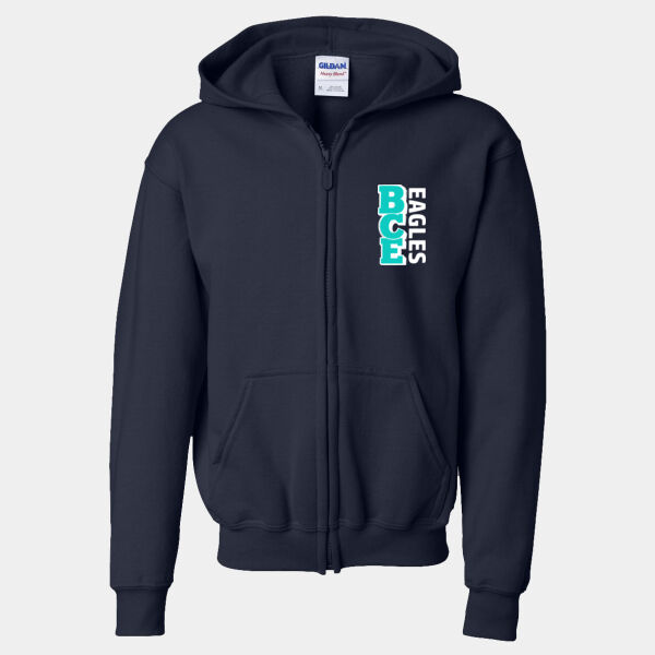 BCE Eagles Vertical Zip Hoodie Thumbnail
