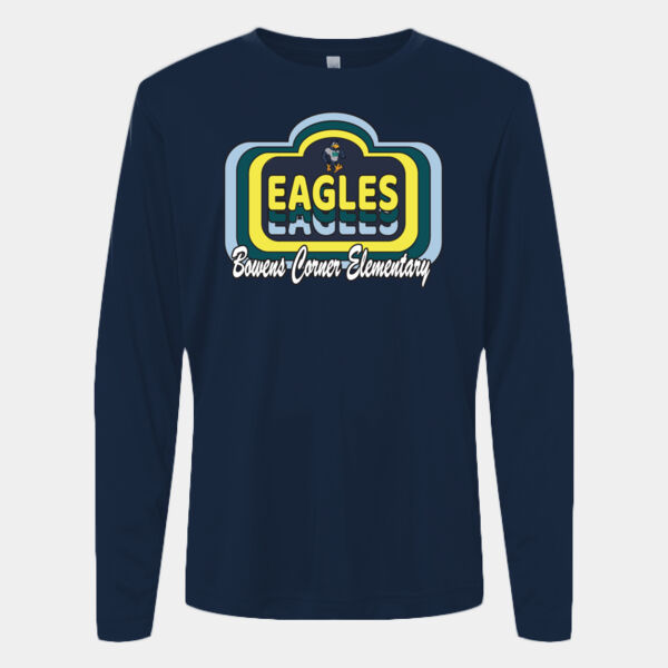 Retro Eagles Long Sleeve Performance Thumbnail