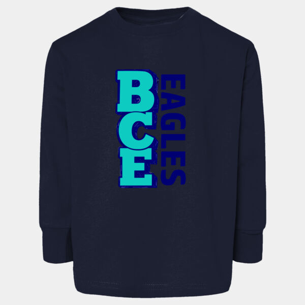 Youth BCE Eagles Vertical Long Sleeve Tee Thumbnail