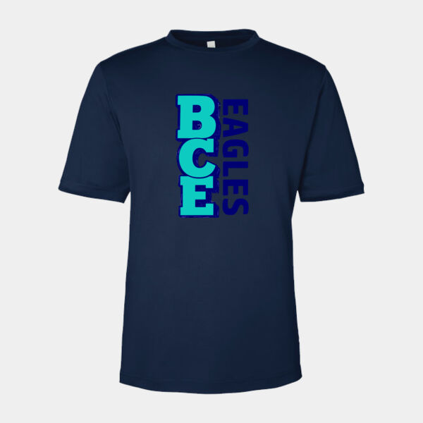 Adult BCE Eagles Vertical Performance Tee Thumbnail