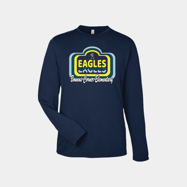 Adult Retro Eagles Long Sleeve Performance Tee Thumbnail